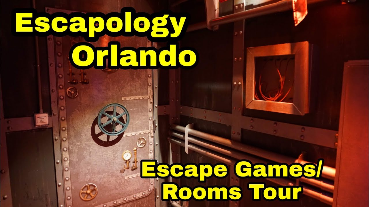 Escapology Orlando Escape Games / Rooms Media Tour 2021