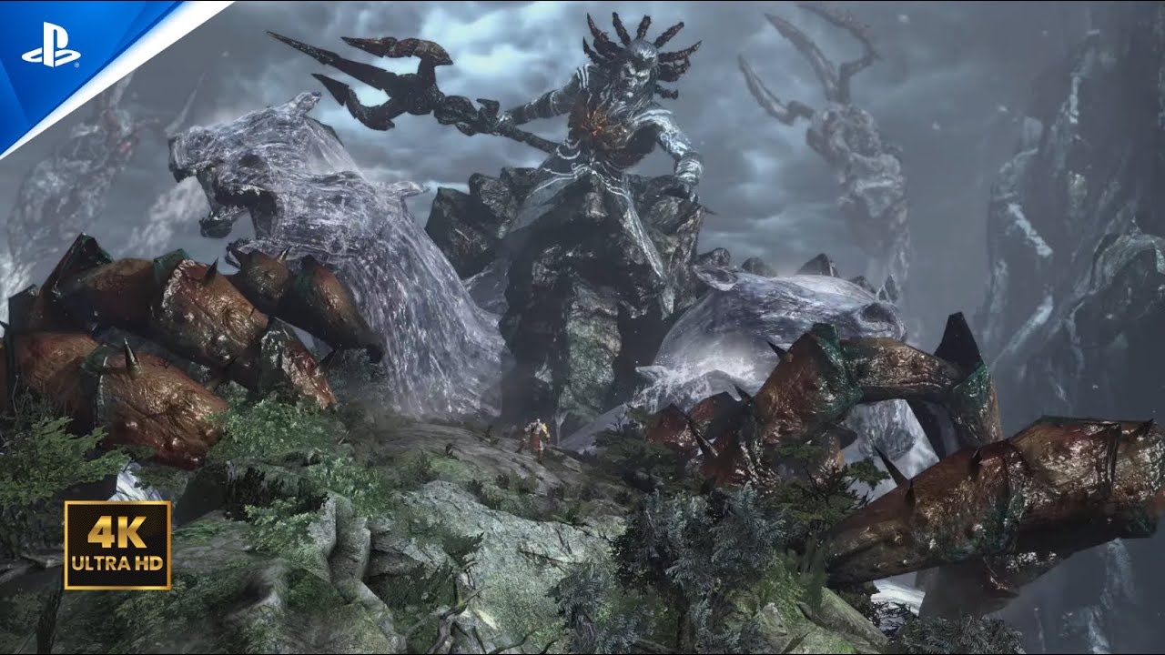 God of War III Remastered PS5 - Poseidon Boss [Part 1]