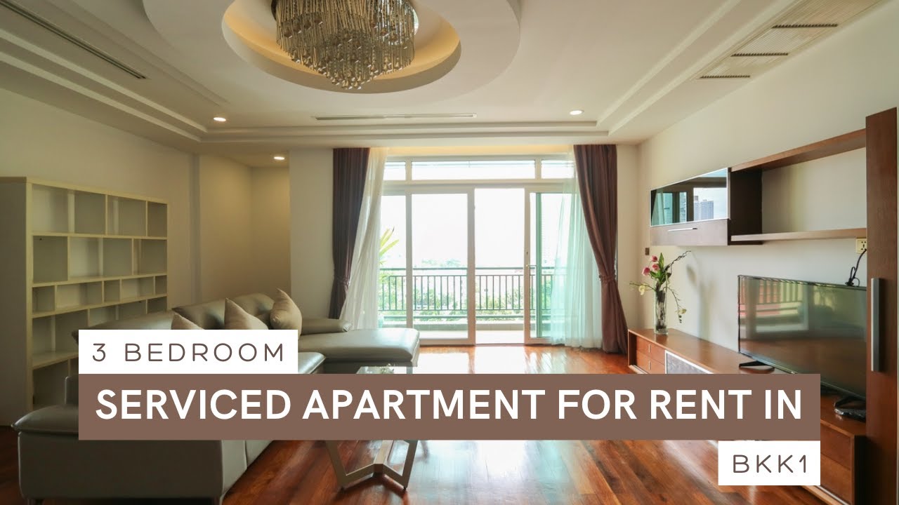 N1807168 - 3 Bedroom Serviced Apartment For Rent in BKK1