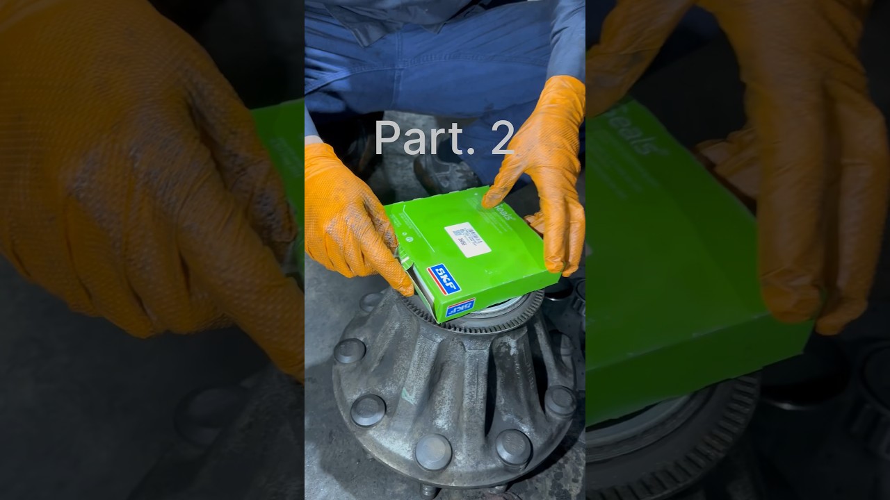 Wheel seal replacement on the front hub. Part. 2 #truck #trucks #repair #car #cars #how #howto #fix