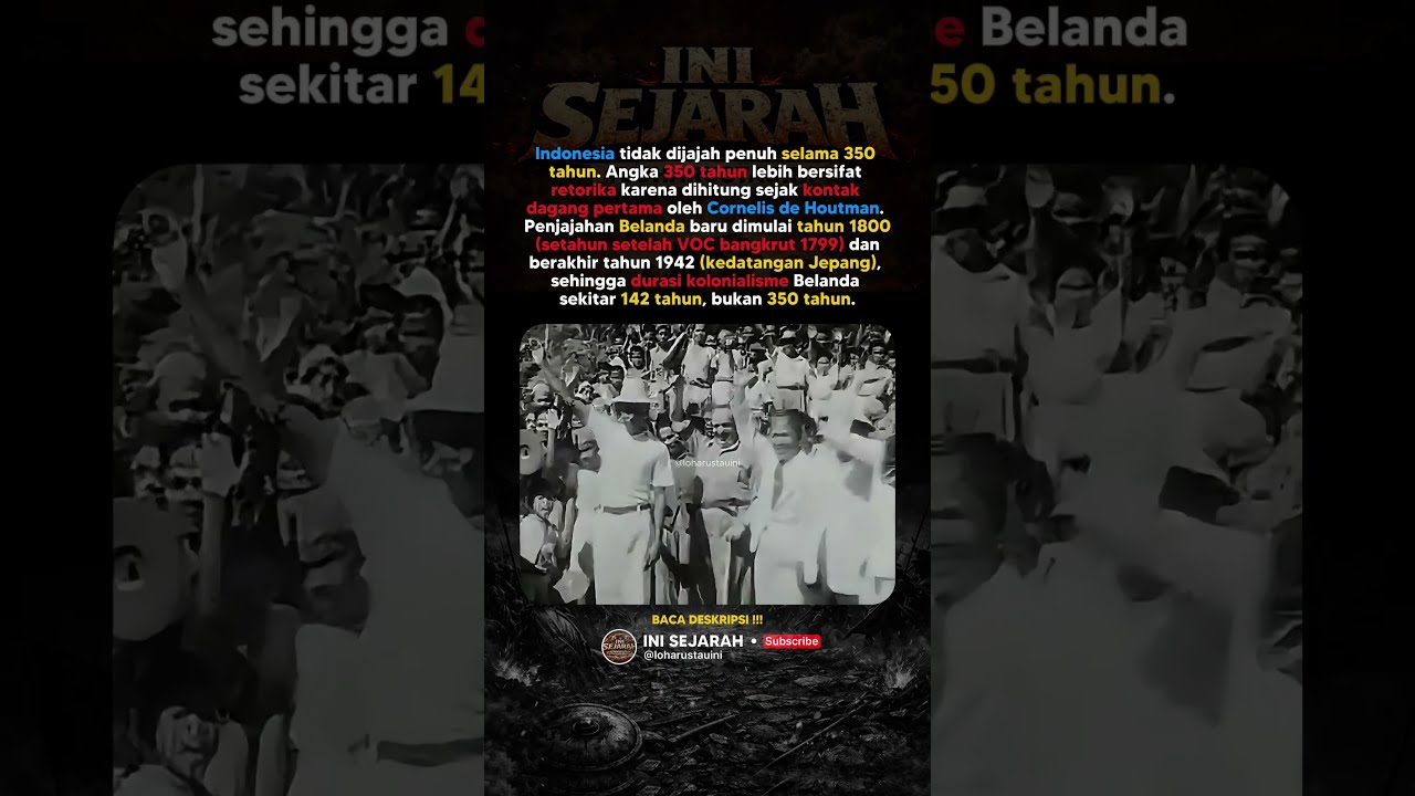 #loharustauini Sejarah yang Kamu Percaya Ternyata Salah #inisejarah #sejarahdunia