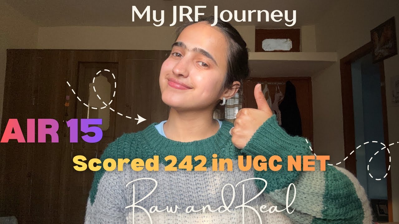 UGC NET JRF Result - My JRF Journey 