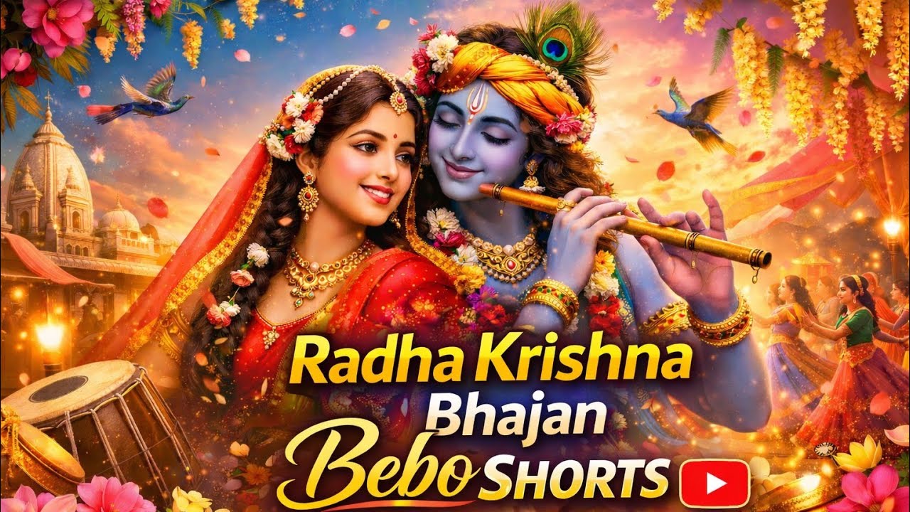 Radha Krishna Bhajan ❤️ | Vrindavan Special Bhakti Song | Bebo Shorts