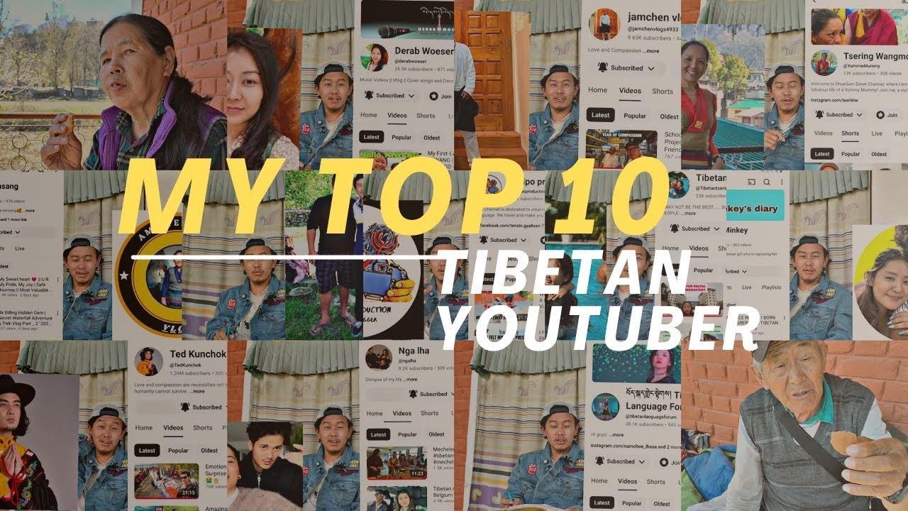 My All Time Top 10 Tibetan Youtuber | Interesting Facts | Ever Green Tibetan Singer And Thier Song 