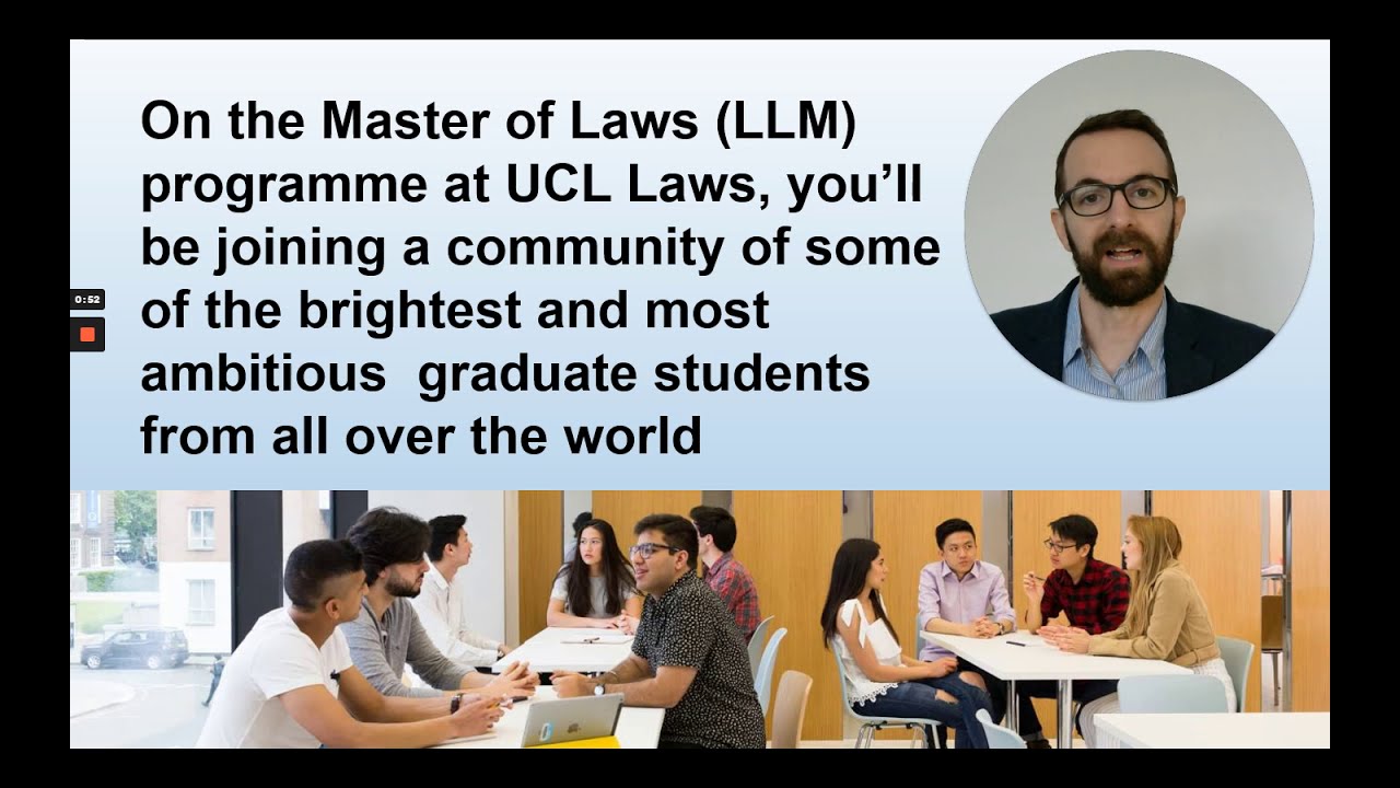 Studying for a 10 month LLM (Master of Laws) at UCL Faculty of Laws in London - Programme structure