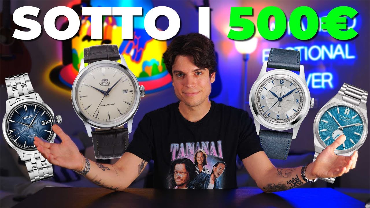 i MIGLIORI 5 OROLOGI SOTTO i 500&euro;