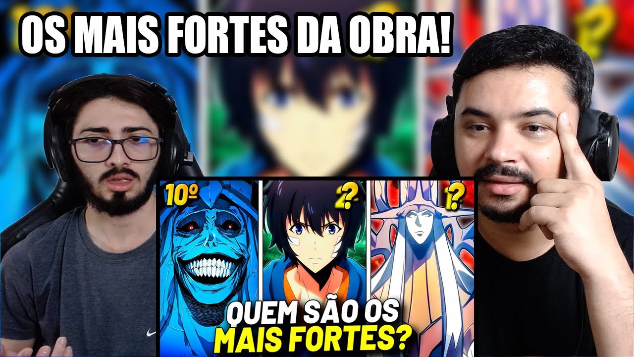 REACT OS 10 PERSONAGENS MAIS FORTES DE SOLO LEVELING - OS SERES CAPAZES DE DESTRUIR A HUMANIDADE