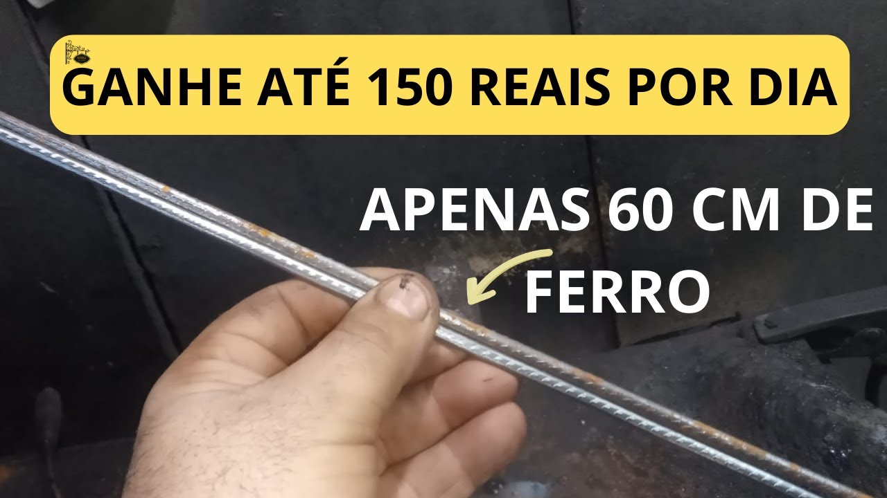 Ganhe Até R$150 por Dia com Serralheria Artesanal  Boneco Jacunço de Ferro