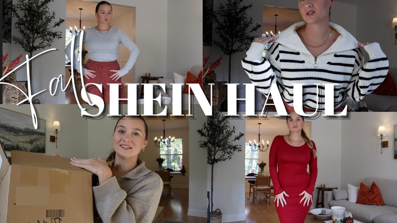 FALL SHEIN HAUL | sweaters and comfy basics!!