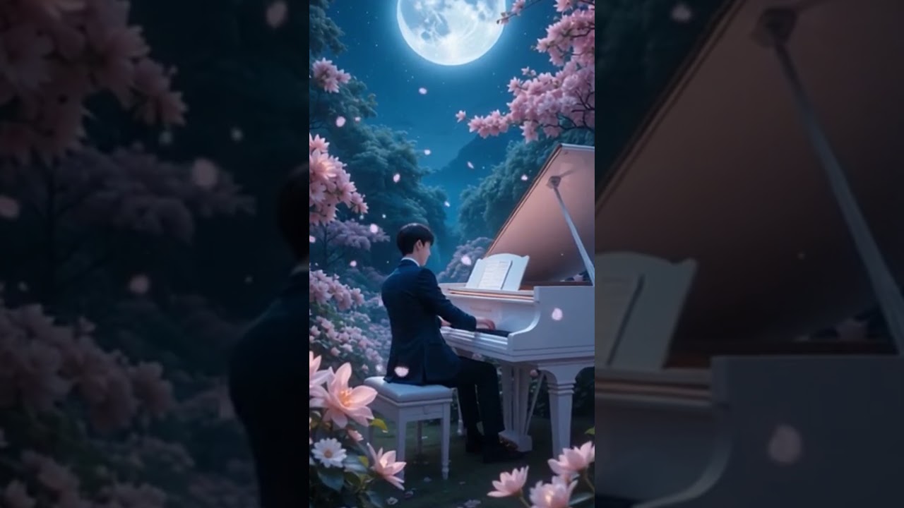 Moonlit Garden Piano  #sleepmusic #piano