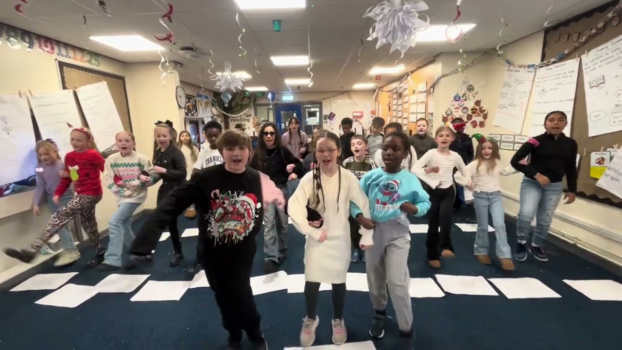 Spruce Class with their 2024 entry to the Xmas Song Contest