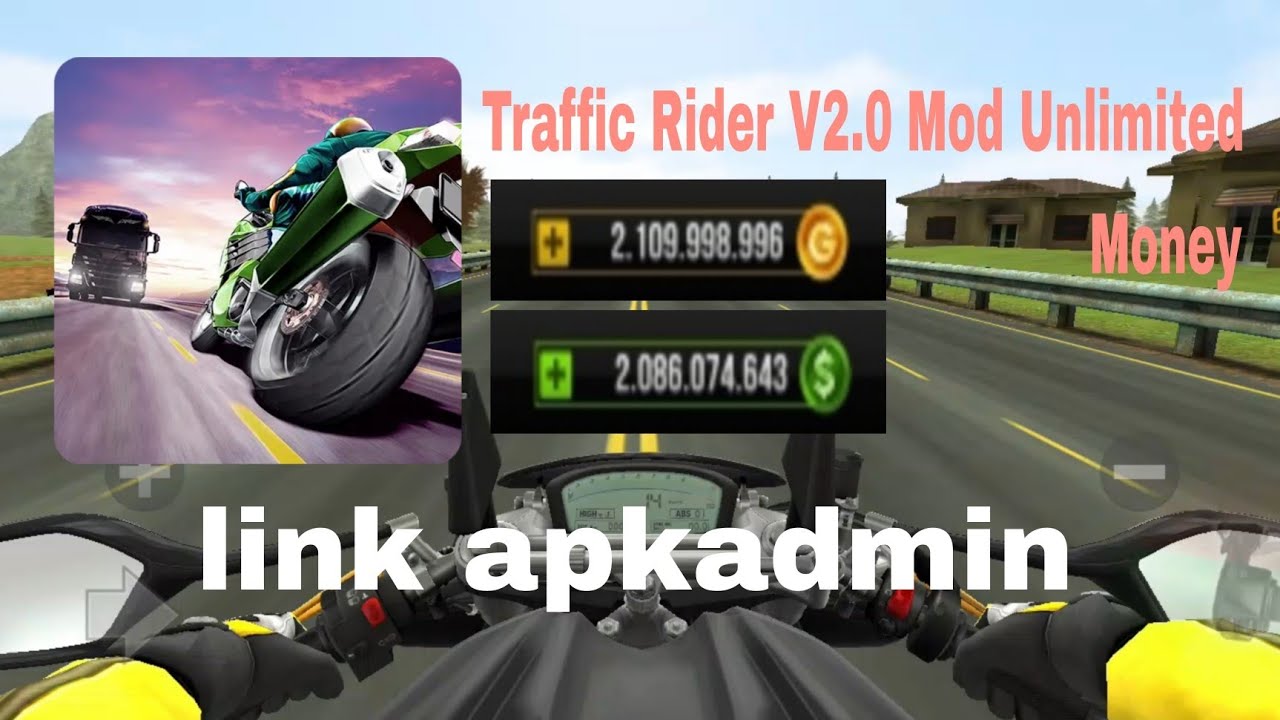 TRAFFIC RIDER MOD MONEY V2.0 TERBARU! TRAFFIC RIDER MOD MONEY! TRAFFIC RIDER UPDATE V2.0 MOD MONEY!!