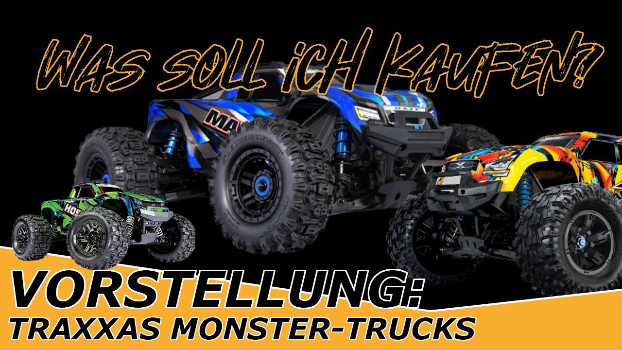 TRAXXAS Monster Trucks X-Maxx, Maxx und Hoss