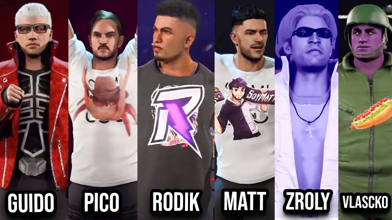 RODIK SAMA VS GUIDO VS SOYMATT VS ZROLY VS PICO VS VLASCKO [BWE] (puro cine)