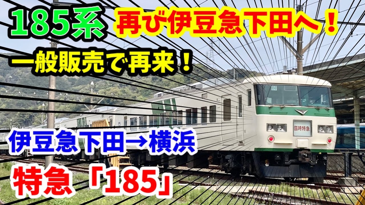 【185系が再び伊豆急下田に帰ってきた！】特急「185」に乗った！