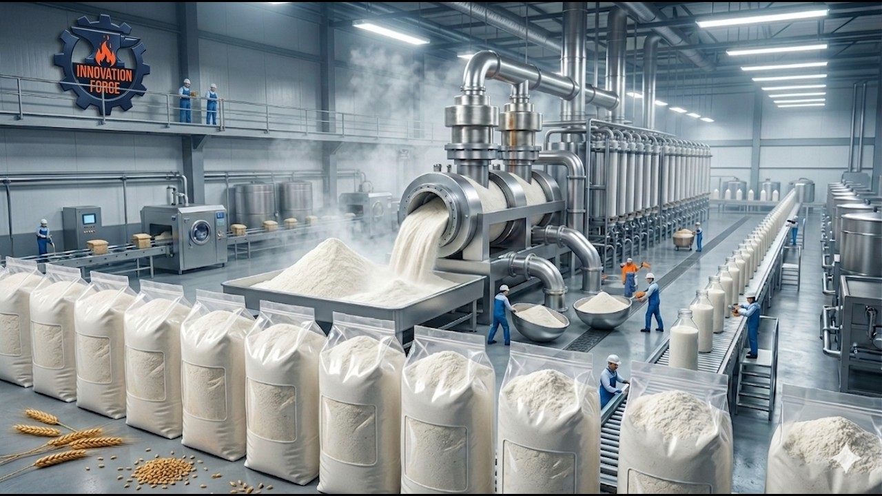 How Flour Is Really Made | Inside a Mega Wheat Mill