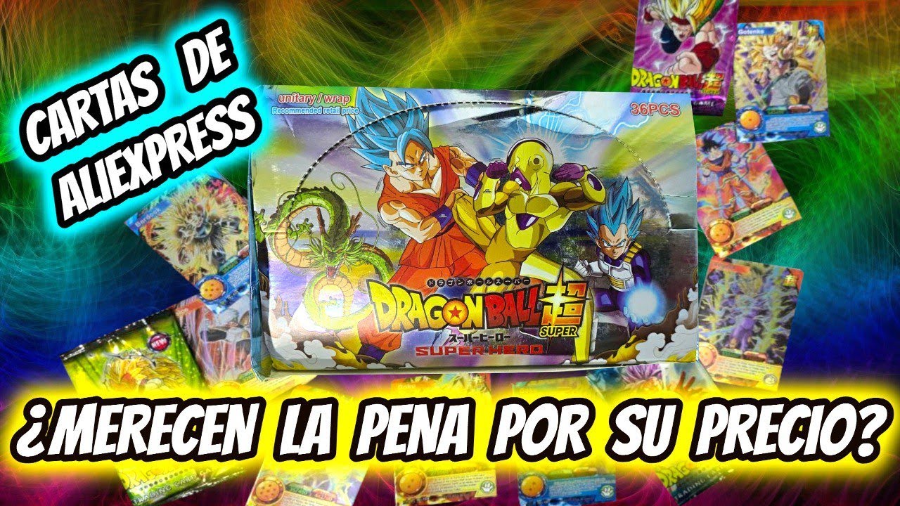 🐉 Abrimos una caja de cartas de Dragon Ball Super de Aliexpress