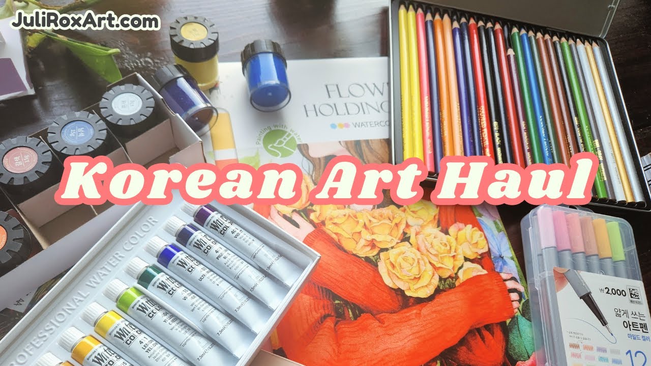 KOREAN Art Supply HAUL ~ everything I brought back with me