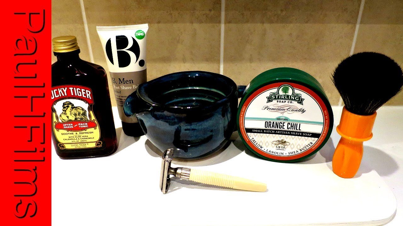 Gillette Slim Twist - Stirling Soap Co - Orange Chill Menthol Soap