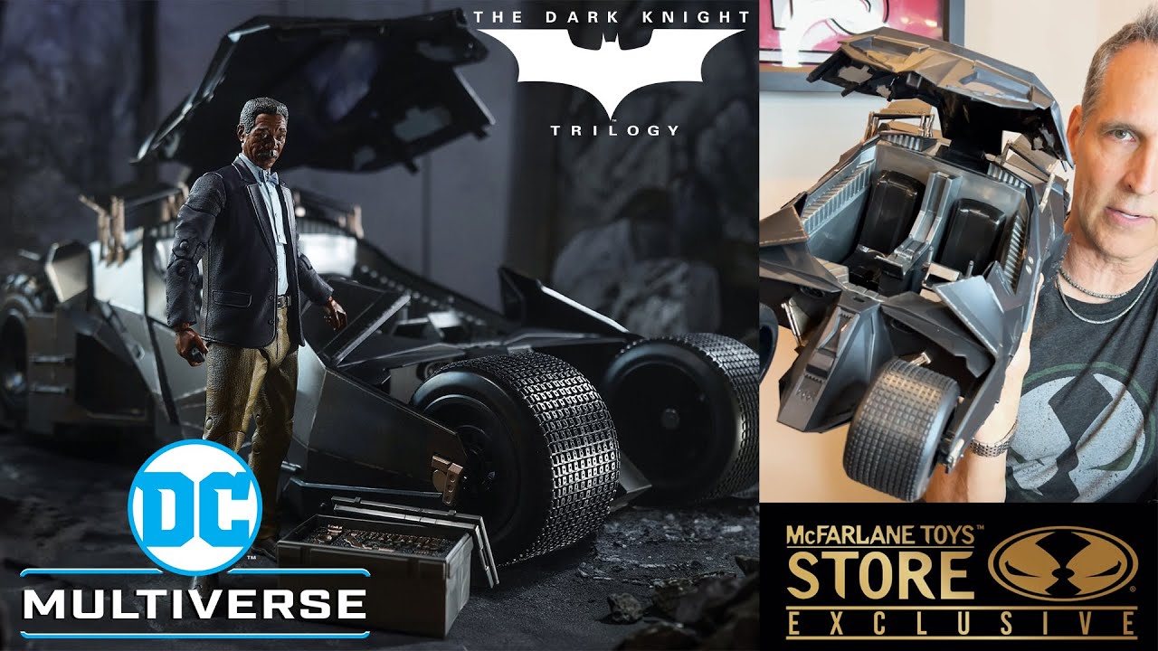 Todd McFarlane Presents | Lucius Fox & Tumbler (The Dark Knight) MTS Exclusive