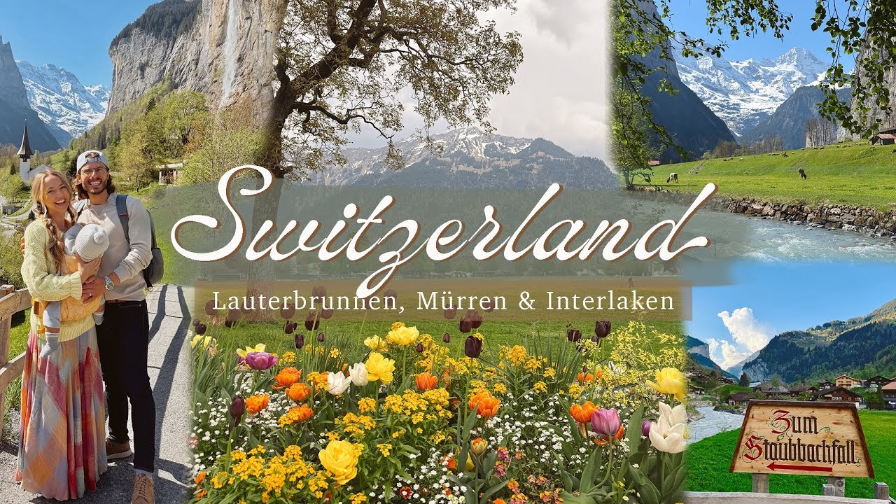 SWITZERLAND VLOG | exploring Lauterbrunnen Valley, Mürren, & Interlaken!