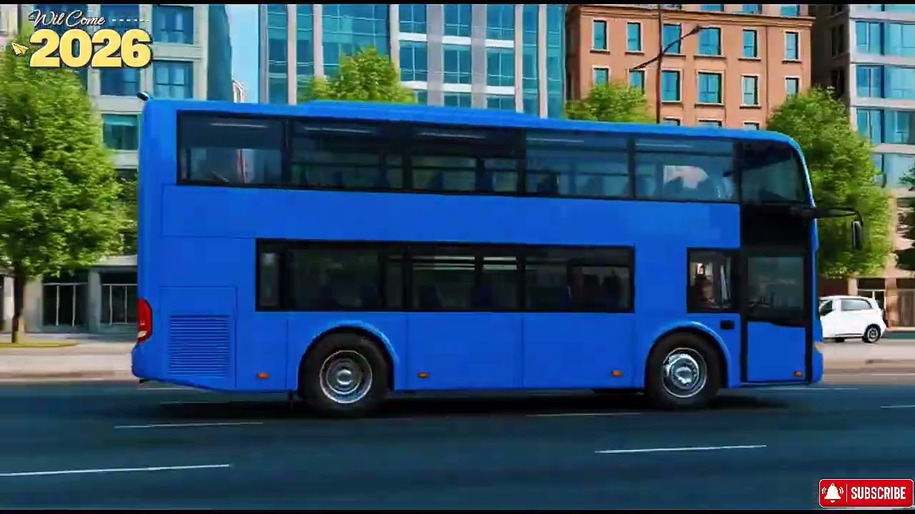 Mercedes-Benz MCV 800 Double-Decker Bus (2019)  Full Exterior & Interior Tour in Sky Blue