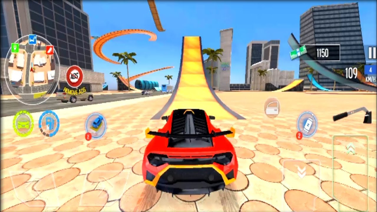 Mega Ramp Car Start Game | Android Car Racing Gameplay 🤯 Crazy Game @Rambo.x7gamer 