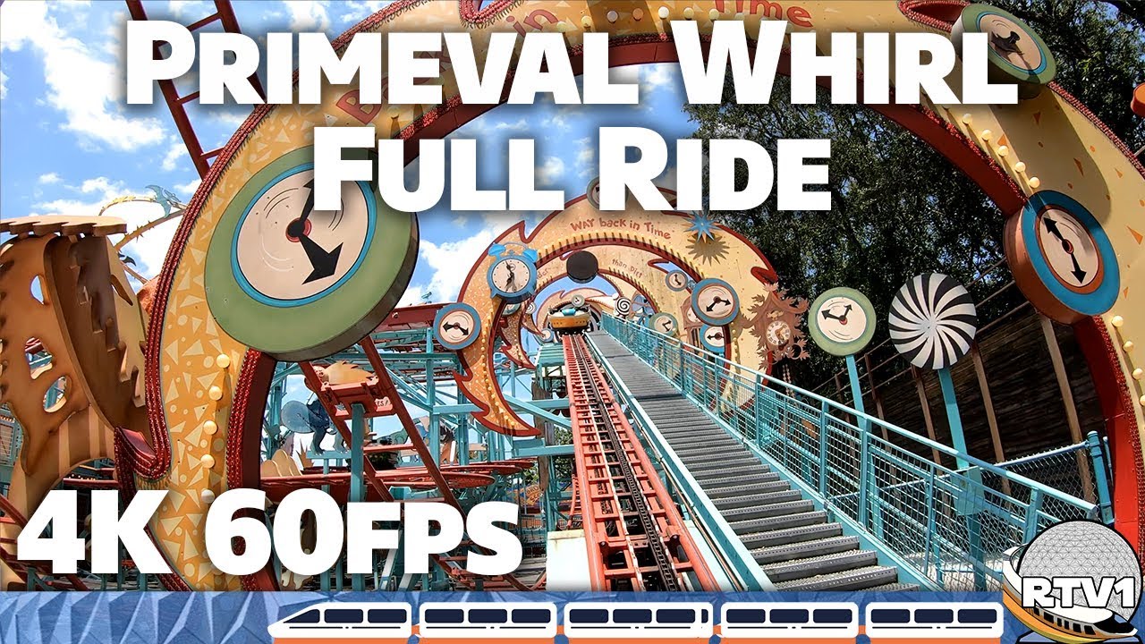 Primeval Whirl - Full Ride 4K 60fps Steady Cam - Disney's Animal Kingdom - Walt Disney World