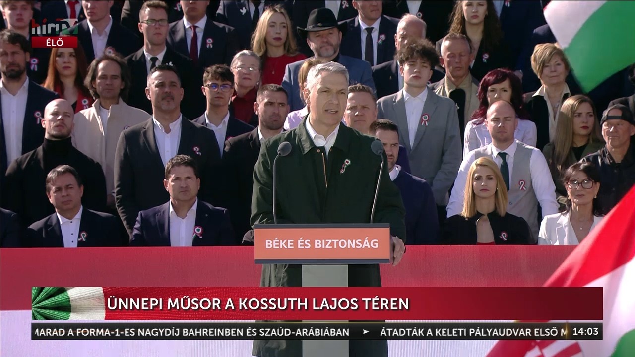 Békemenet - Lázár János beszéde - HírTV