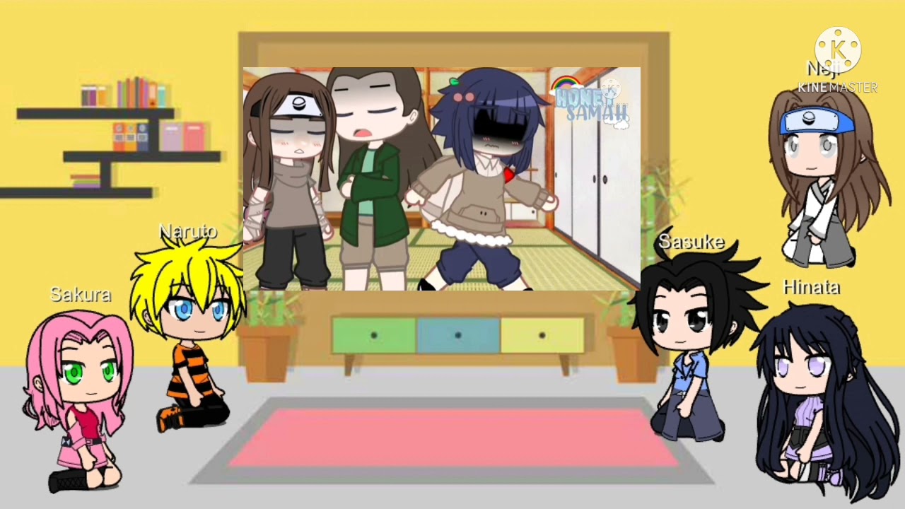 Time7 + hinata e neji reagindo a memes sads da hinata e sasuhina.