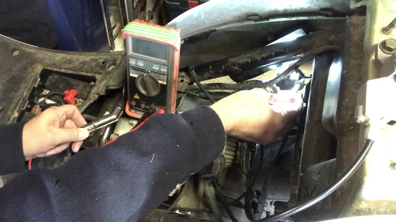 How to test a scooter for a spark