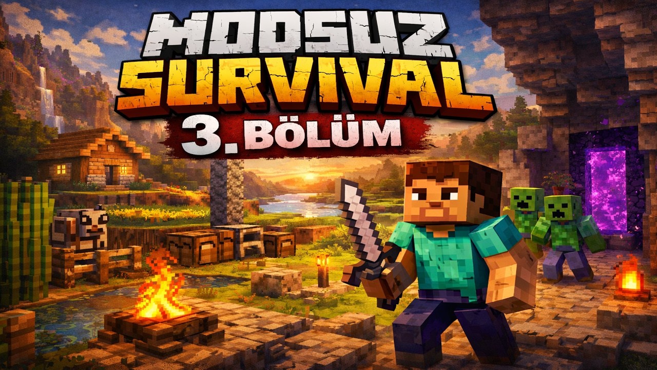 Şükür artık ev bitti ! Modsuz Survival #3