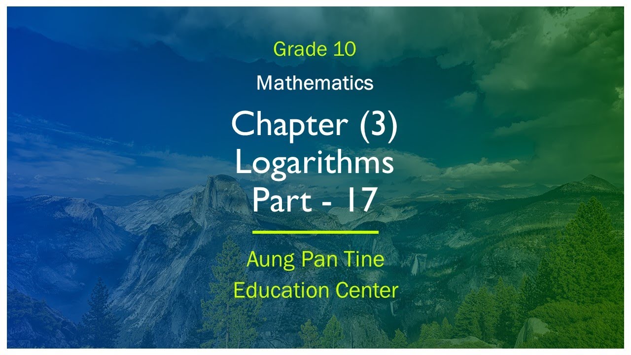 Grade 10, Maths, Chapter 3, Part 17