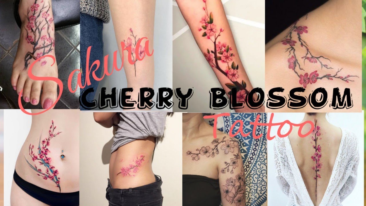 Sakura (Cherry Blossom) Tattoo for women 2021