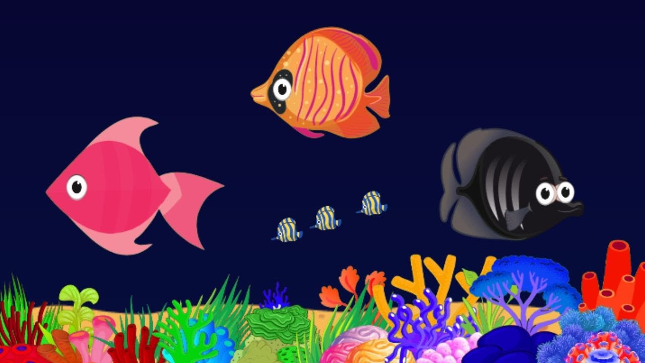 Magical Aquarium Fish Lullaby for Babies🐠 | Hours of Soothing Sleep Music 🎶 & Gentle Nursery Rhymes