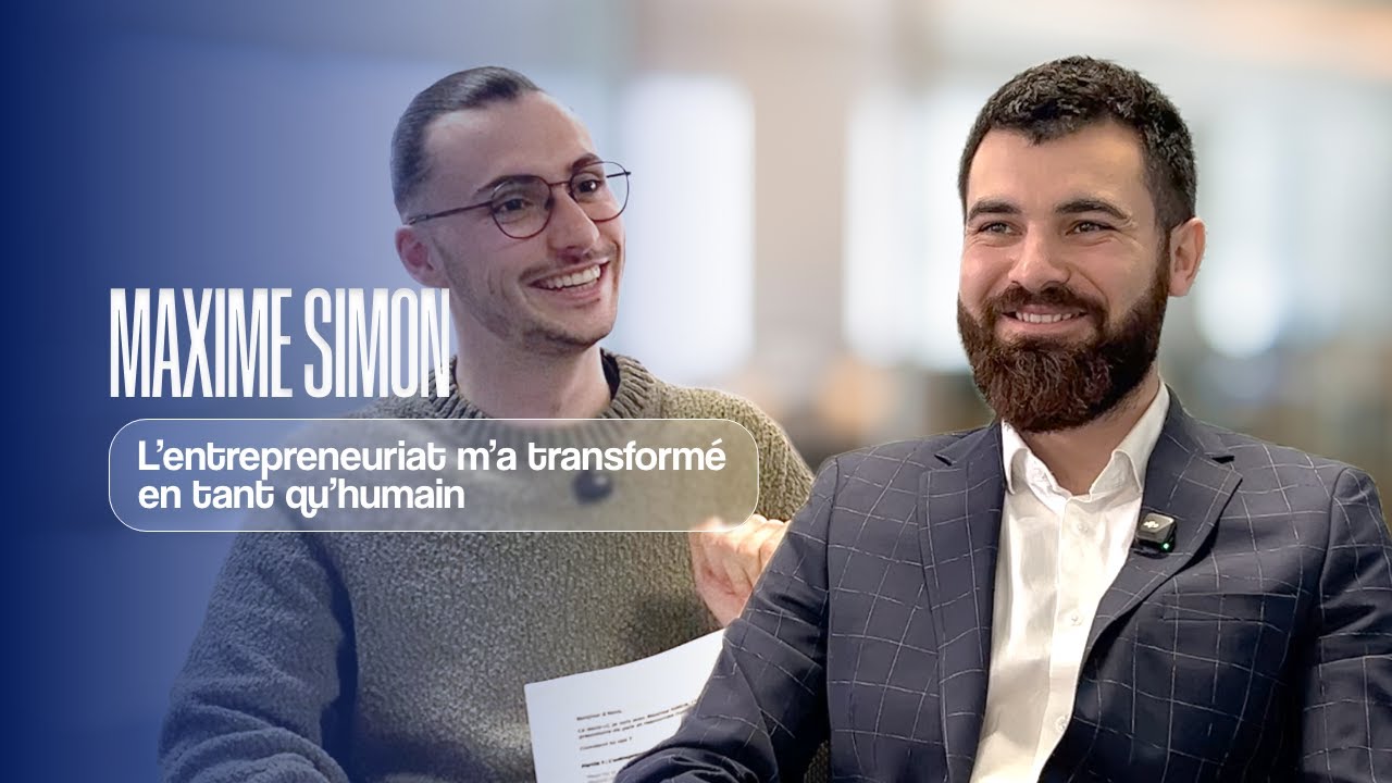 L'entrepreneuriat m'a transformé en tant qu'humain. Maxime Simon, CEO de PAY&Co France