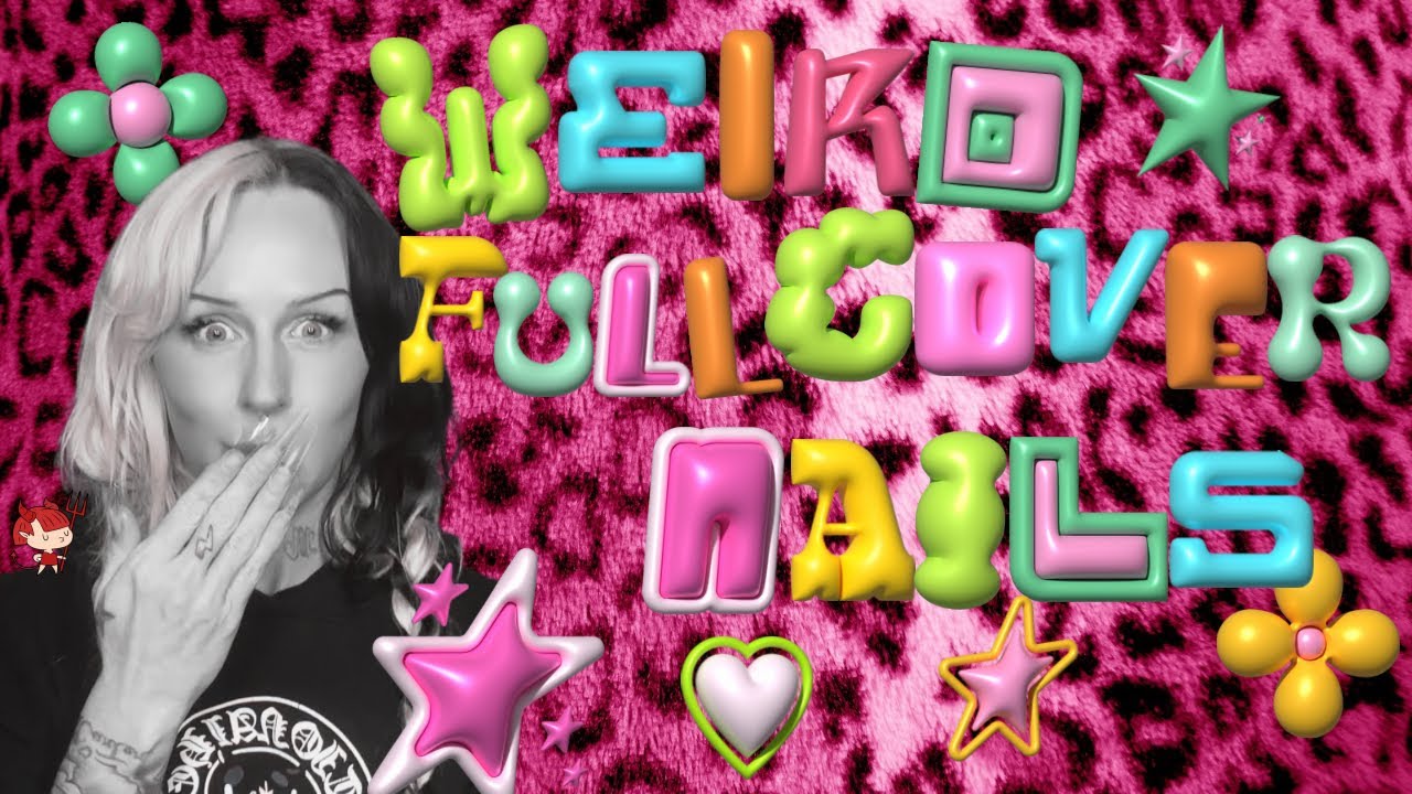 🎀 Weird Full Cover Nails 🎀