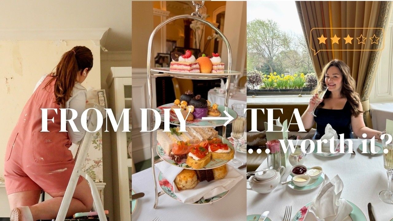 Painting Ceilings to Afternoon Tea at The Shelbourne, Spring Home Vlog