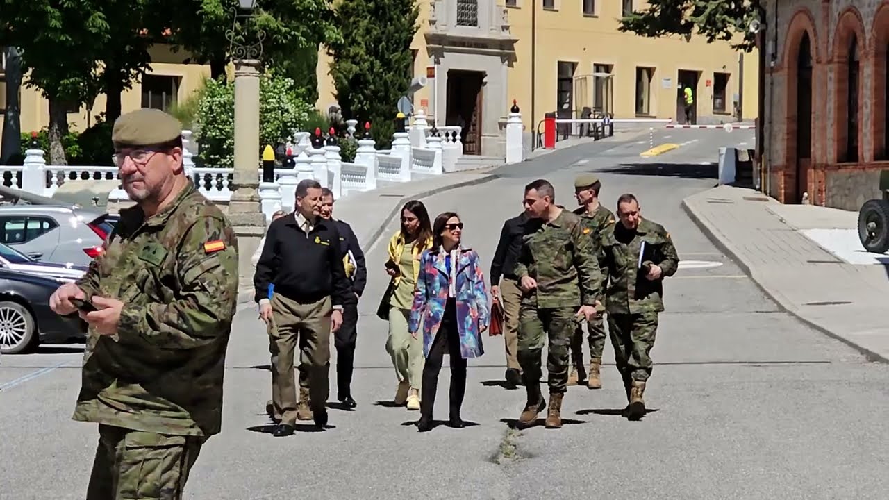 Visita de la Ministra de Defensa, Margarita Robles, a la Academia de Artillería Segovia 10/5/2024