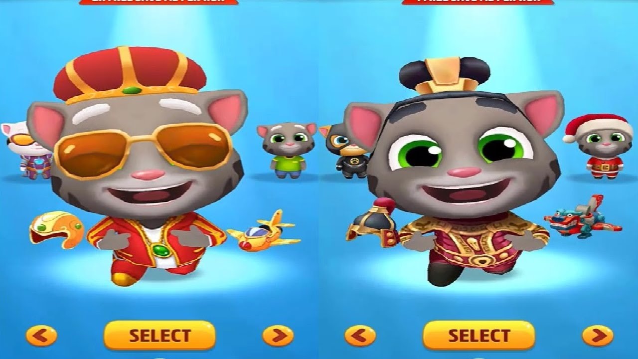 Talking Tom Gold Run - Venice Canals King Tom VS GENERAL TOM  CATCH THE RACCOON VS Boss Fight