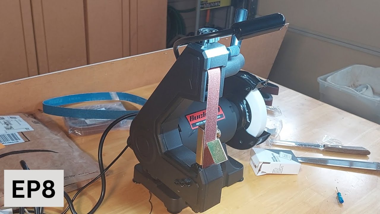 Setting Up a New Bucktool Slow Speed for Knife Sharpening