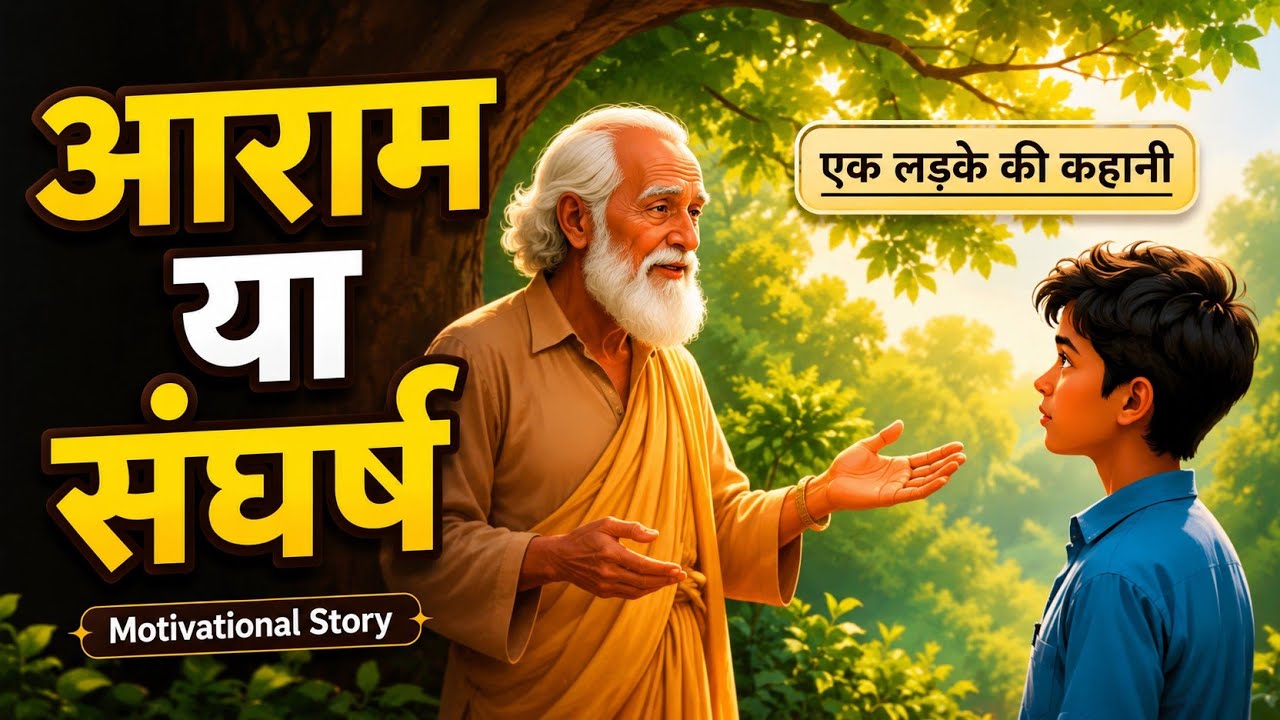 How to Become Successful in Life | आराम या संघर्ष? {Motivational Story In Hindi}
