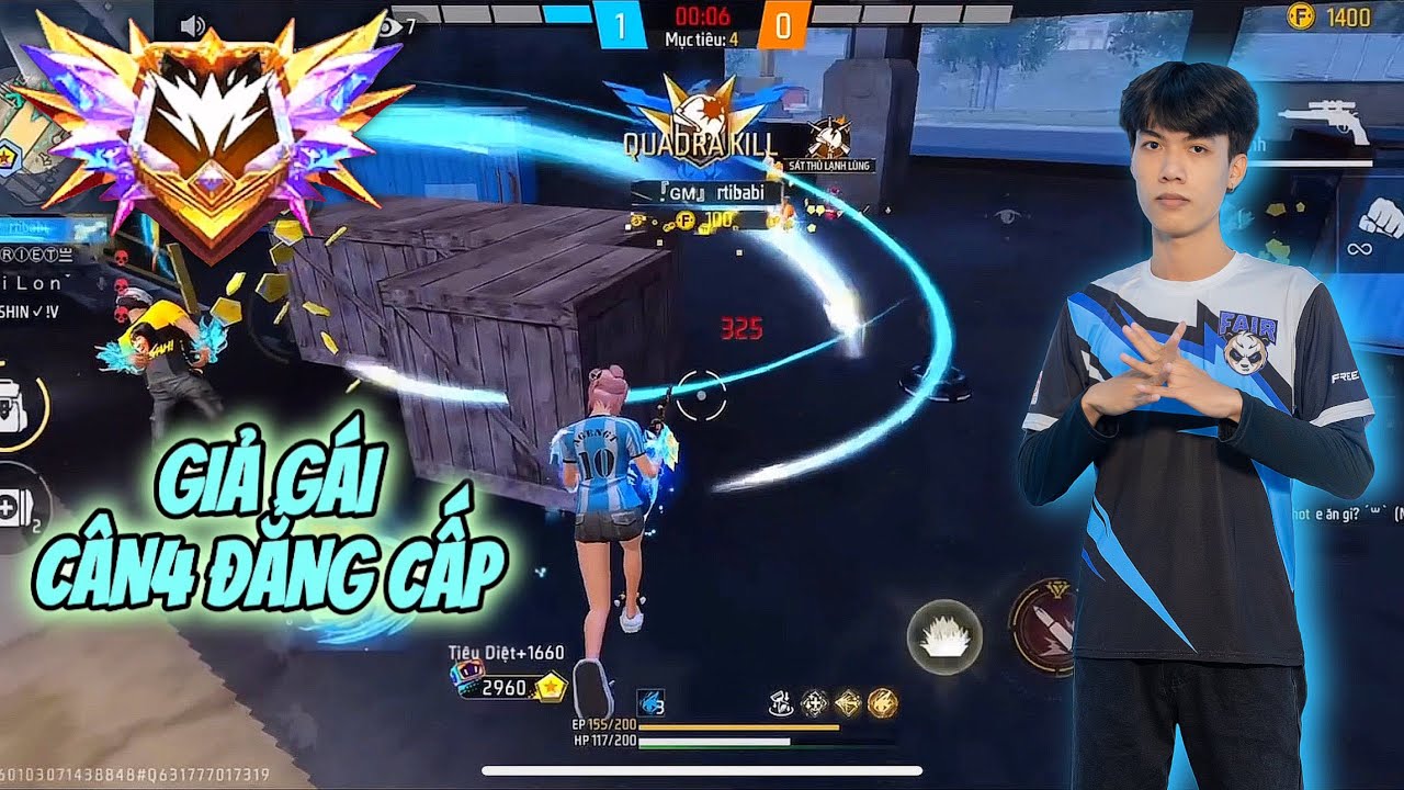 Highlight Giả Gái Cân 4 Gánh Team Đẳng Cấp ⭐️🏆