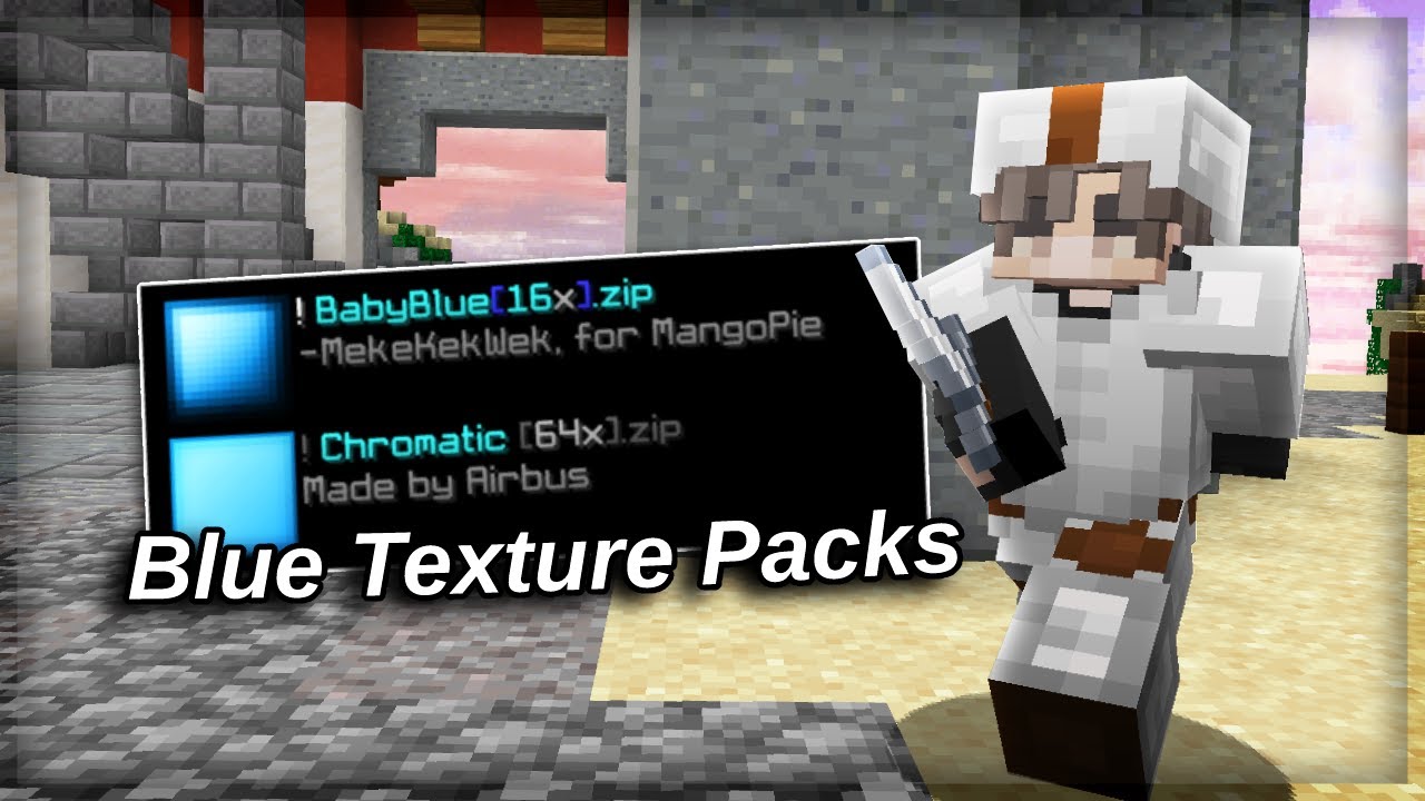 The BEST Blue Texture Packs for Minecraft PVP (Bedwars/Skywars + 1.8.9)