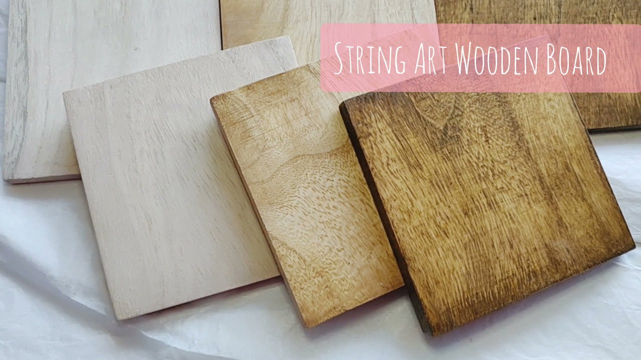 String Art - Material - Wooden board