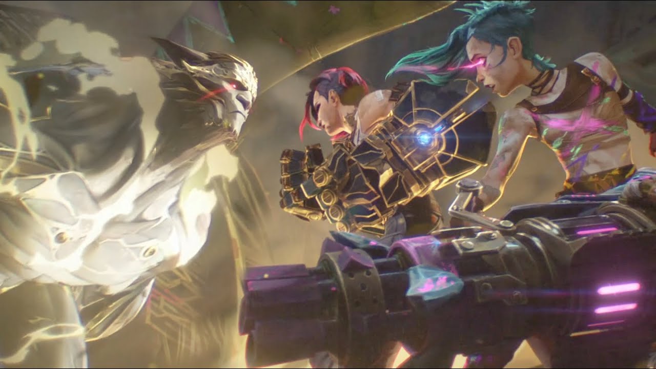 Jinx Death Scene (Arcane Season 2 Act 3) Vi & Jinx VS Vander Final Fight 4K