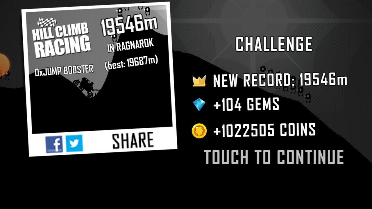 (DAILY CHALLENGE) Moonlander on Ragnarok 19546m (nearly full run)