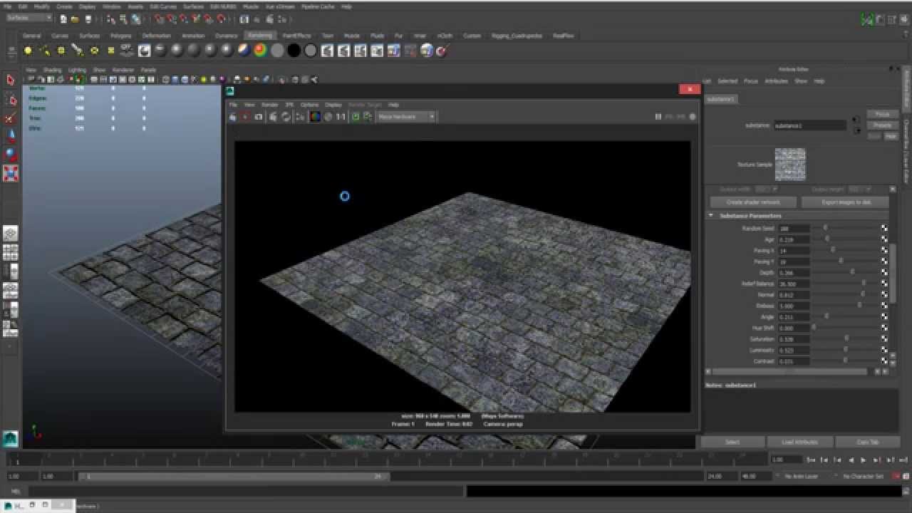 Texturizando con Substance en Maya 2015-2 Creando Texturas de Substance
