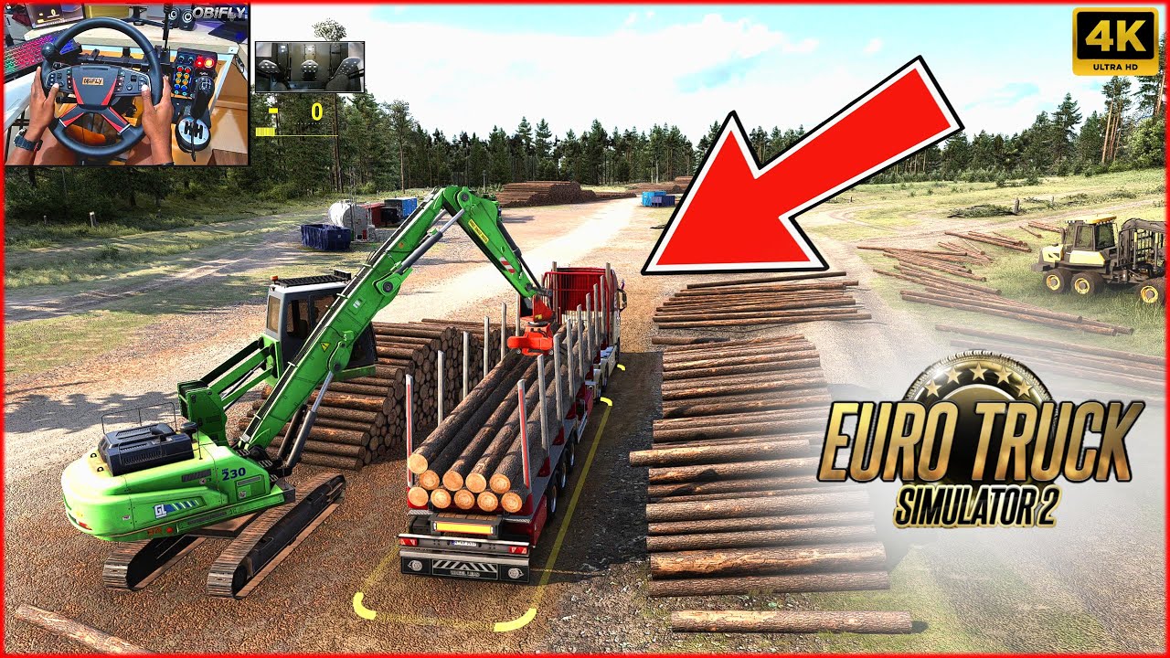 Dynamic Log Timber Loading Experience | Nordic Horizons DLC | ETS2