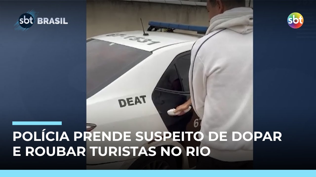 &lsquo;Boa Noite, Cinderela&rsquo;: suspeito de dopar e roubar turistas &eacute; preso no Rio | #SBTBrasil